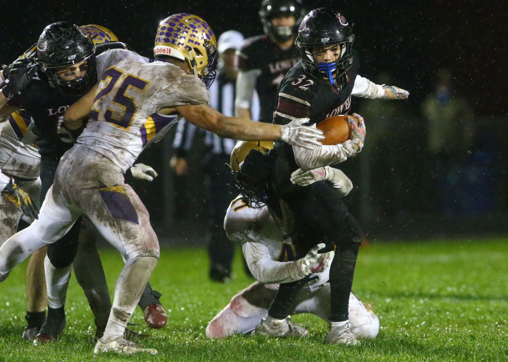 Hobart at Lowell football